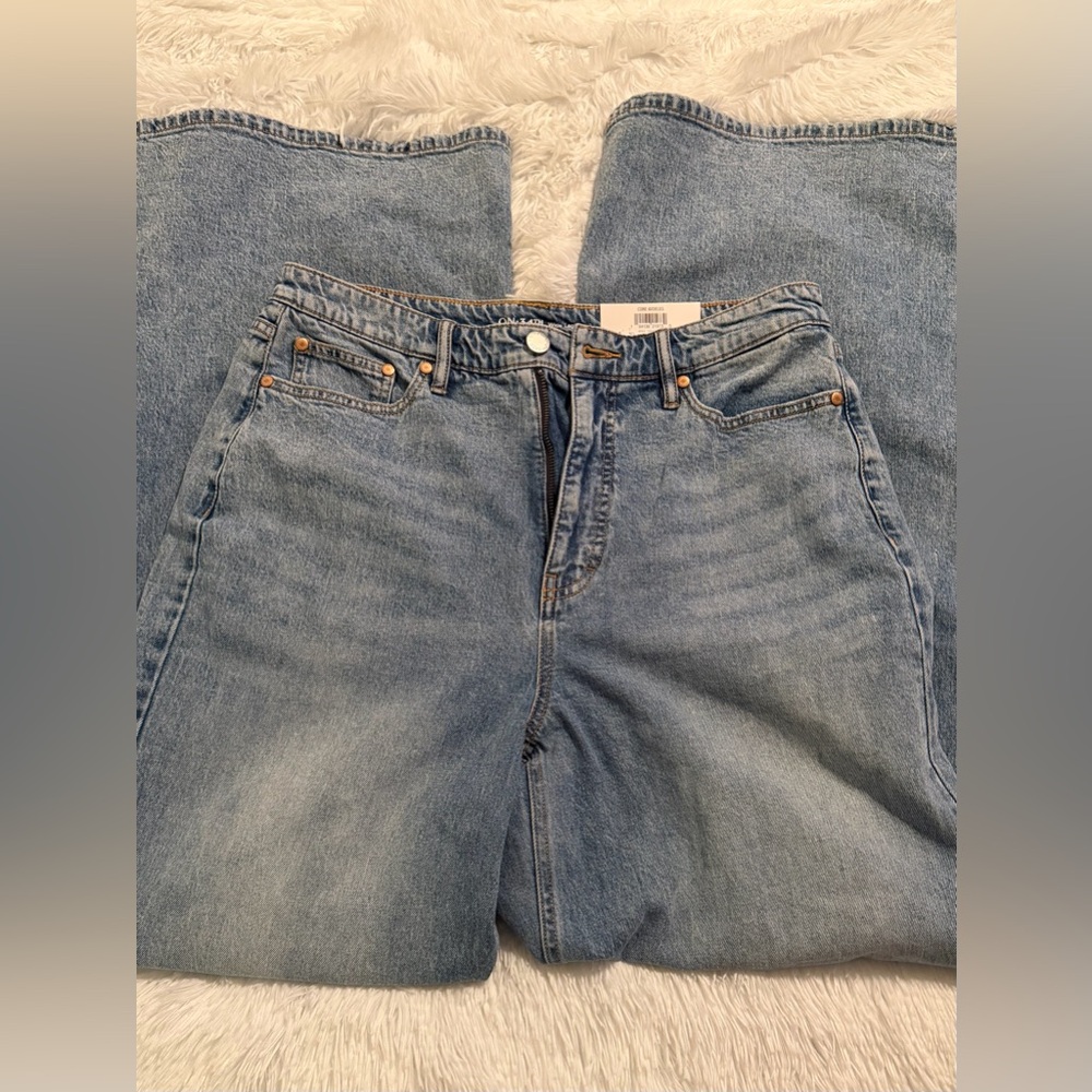 Stylish Light Blue Women's Flare Jeans - Picture 4 of 15